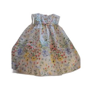 Janie and Jack Layette Easter Spring Baby Girls Dress Floral 6-12 months